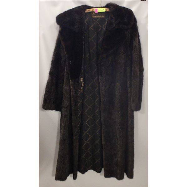VINTAGE GENUINE MINK FULL LENGTH COAT