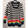 Image 1 : TORRID SZ 3 RAINBOW SWEATER