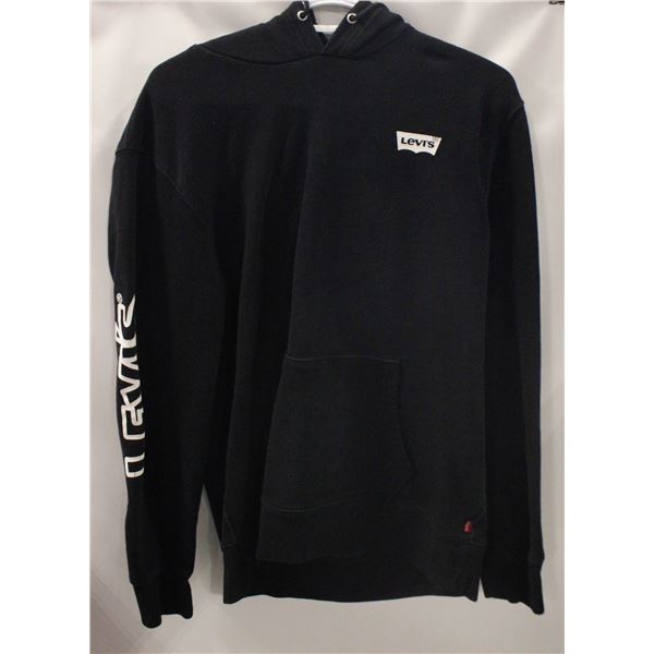 MENS L LEVIS BLACK HOODIE