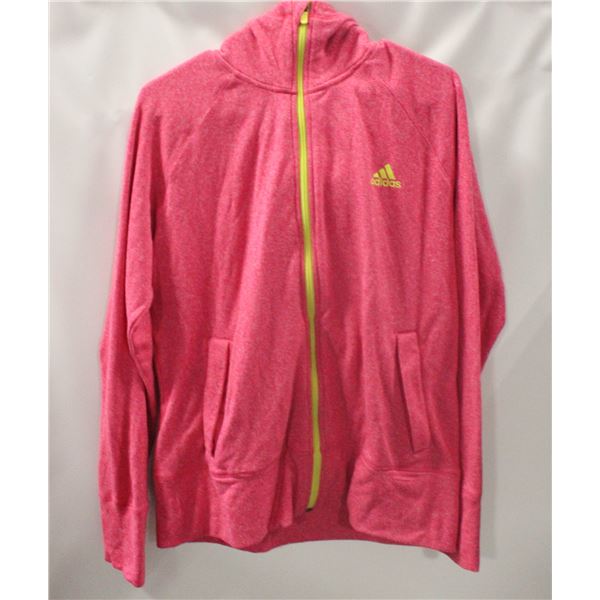 LADIES XL ADIDAS PINK HOODIE