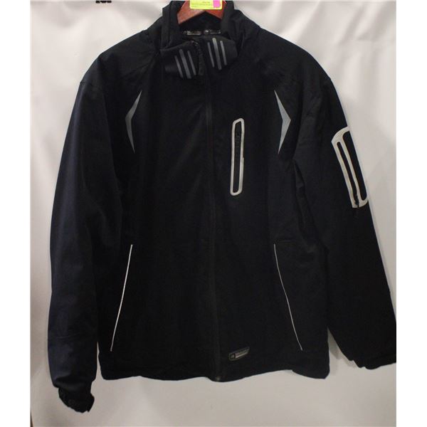 MENS LG WETSKINS BLACK WINTER JACKET