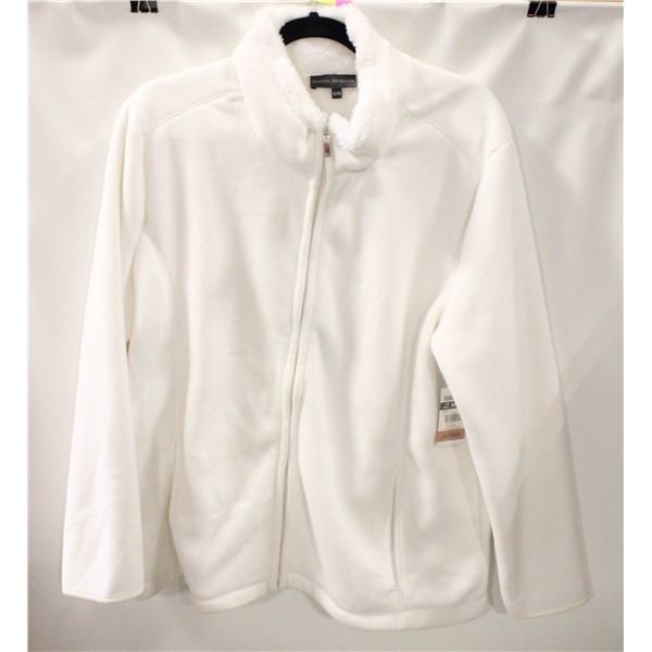 LADIES NEW WITH TAGS XL WHITE JACKET