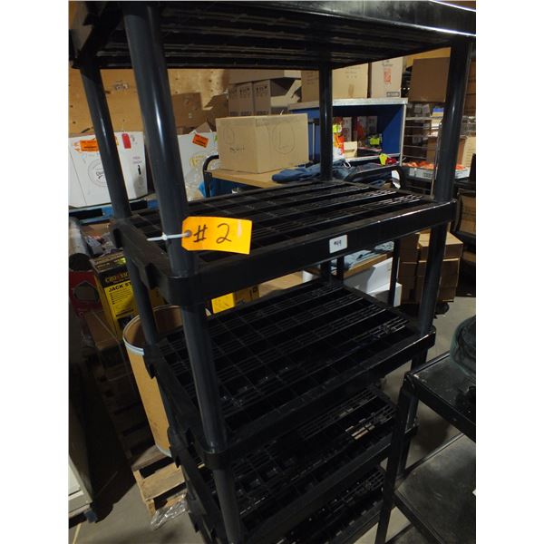4 Tier Plastic Storage Shelf