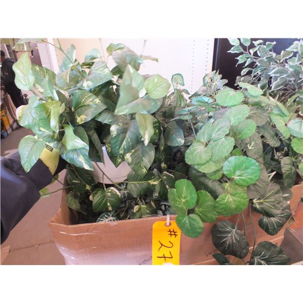 Fake Plants & 1 Tree