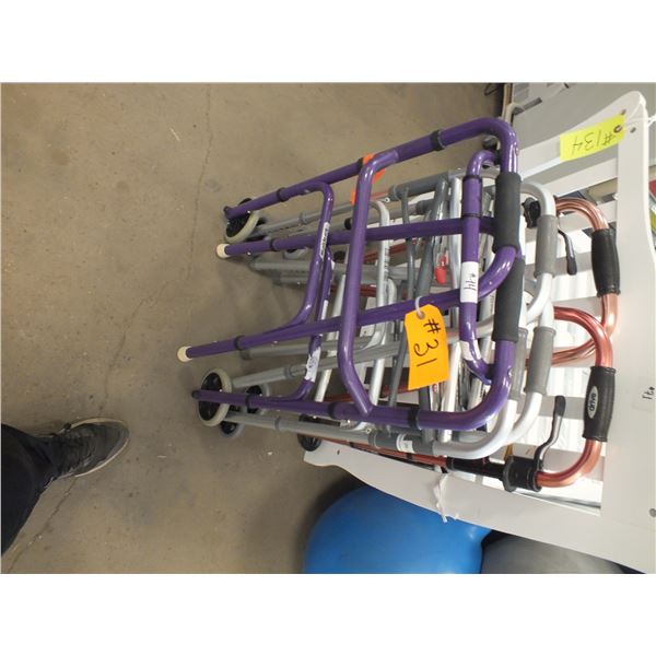 4 Folding Mobility Walkers