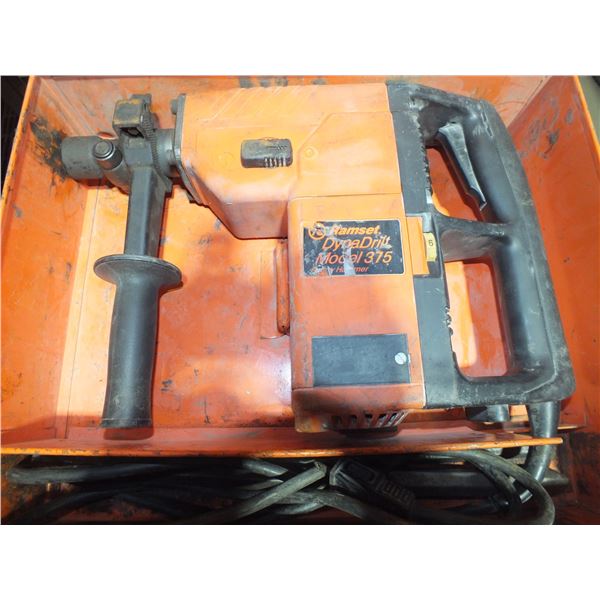 Ramset Dyna Drill Mod # 375 Rotary Hammer Drill