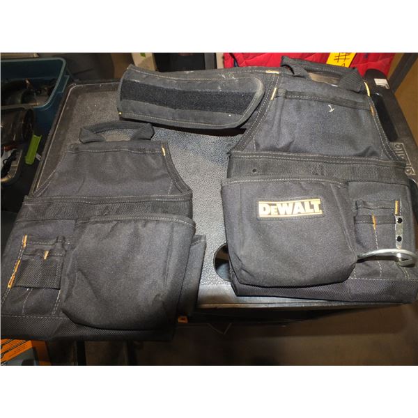 Two Dewalt Tool Pouches