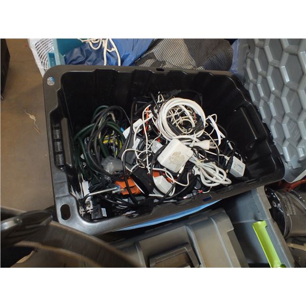 Two Totes Of Assorted Cords