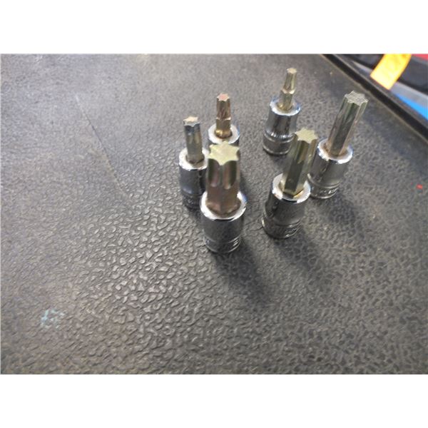 6pc Snap On Torx Key Sockets