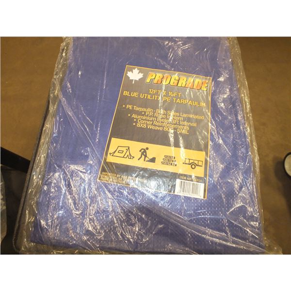 12ft x 16ft Blue Tarp