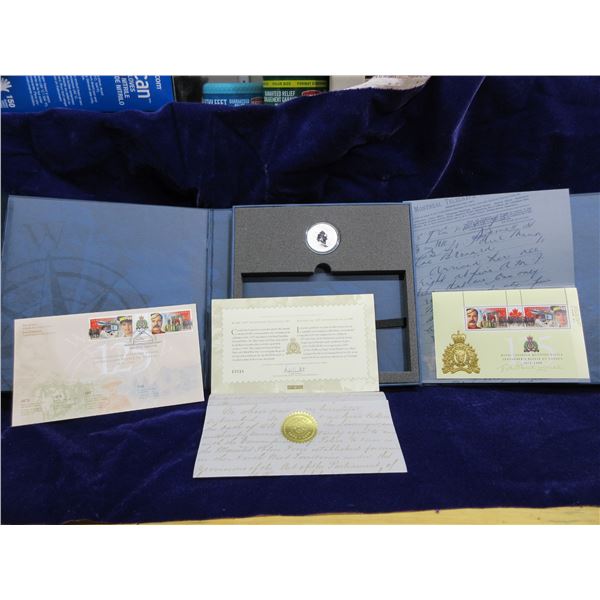 RCMP 125th anniversary proof set .9999 silver