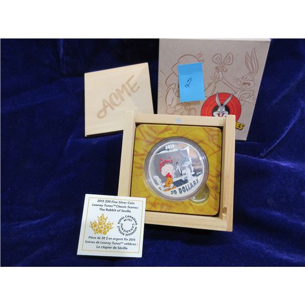 2015 $30.00 Elmer Fudd vs Bugs Bunny .9999