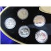 Image 2 : 1999 Millenium quarter set in case, with cardboard box