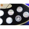 Image 3 : 1999 Millenium quarter set in case, with cardboard box