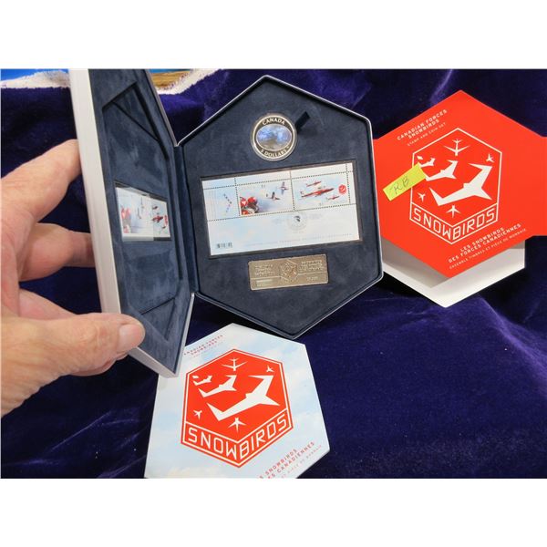 Snowbirds stamp and coin set