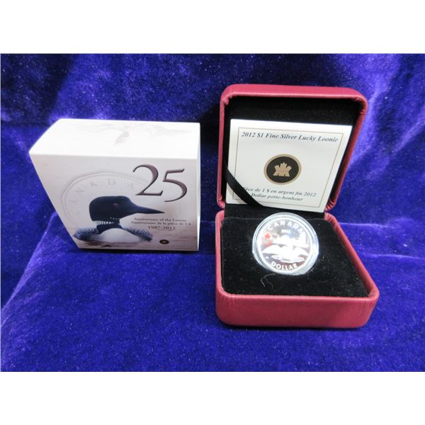 2012 silver "Lucky Loonie"