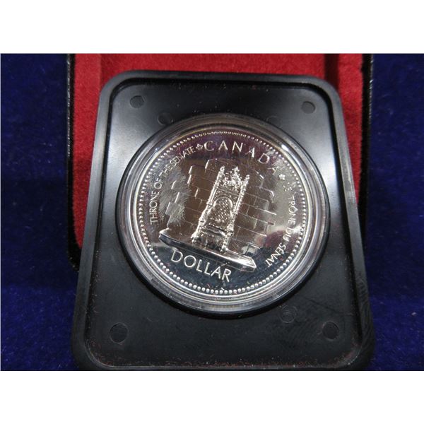 1977 silver dollar cased
