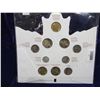 Image 4 : Canada 150 2017 coin board in maple leaf shape