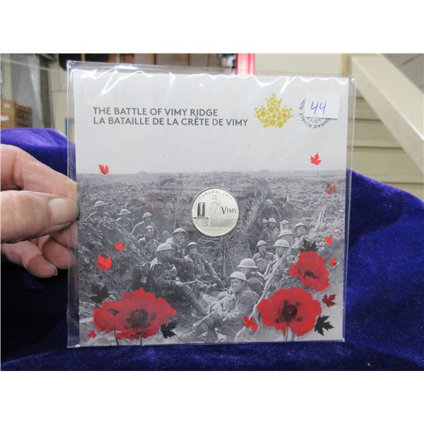 2017 $3.00 Fine Silver Coin - 100th Anniversary of the Battle of Vimy Ridge