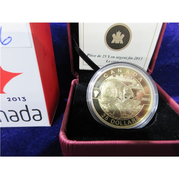 2013 $25.00 .9999 Fine Silver coin