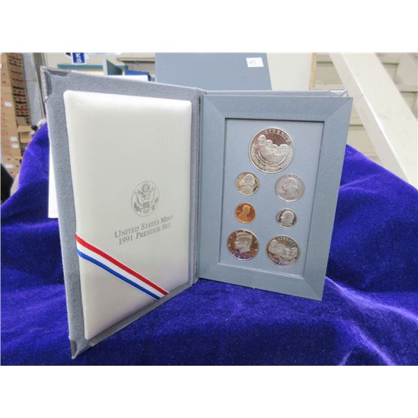 1991 Prestige Set Mount Rushmore Anniversary Coins