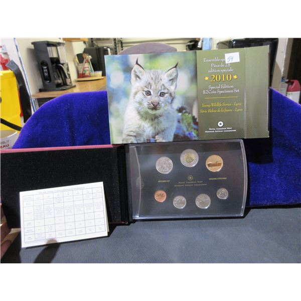 2010 Special Edition $2 Specimen Set Young Wildlife Series - Lynx