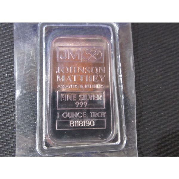 Johnson Matthey - 1 troy ounce 999 silver