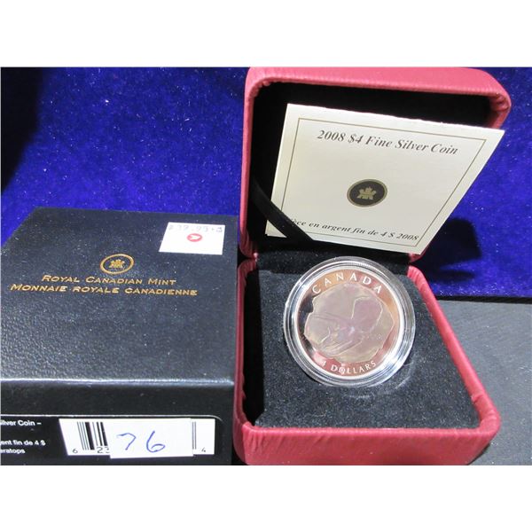 2008 $4 fine Silver Coin
