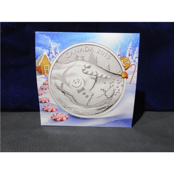 2015 - $20 silver coin "Ginger Bread Man"