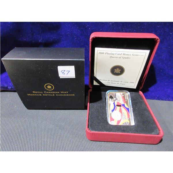 2008 - $15 "playing card money series" - Queen of Spades