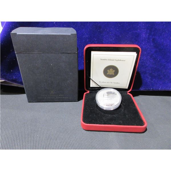 2004 $20 fine silver coin Sambro Island Lighthouse