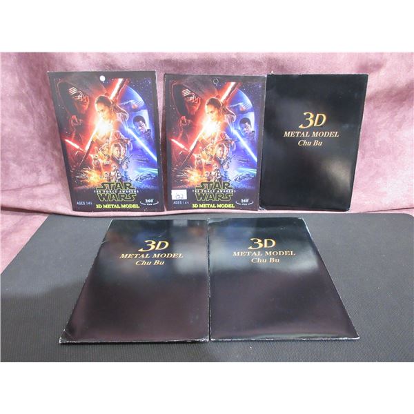 5 - 3D Metal Model Kits