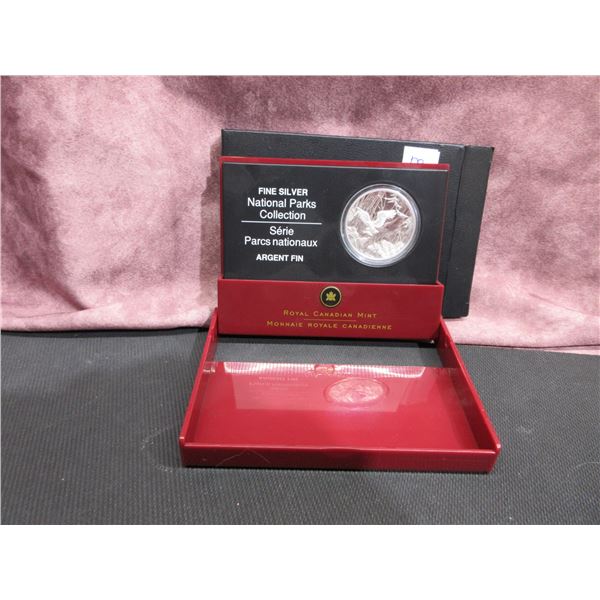 2005 RCM $20 Silver Coin - National Parks Collection
