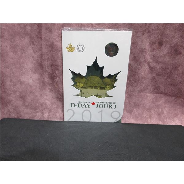 2019 - D_DAY COMMEMORATIVE COLLECTOR KEEPSAKE bi-fold card, sealed