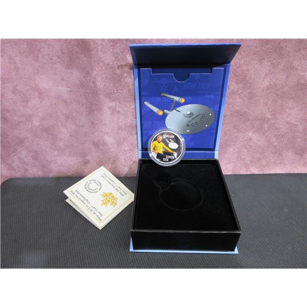 2016 - $10 fine silver coin STAR TREK "Catain Kirk"