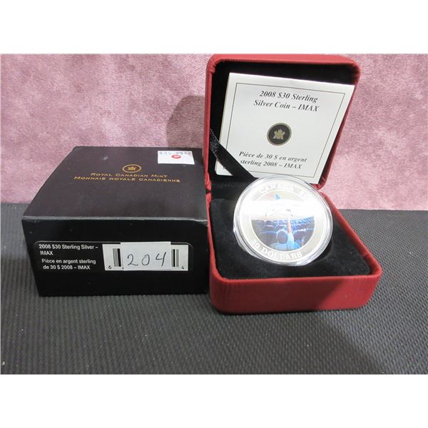 2008 - $30 Sterling Silver coin -IMAX