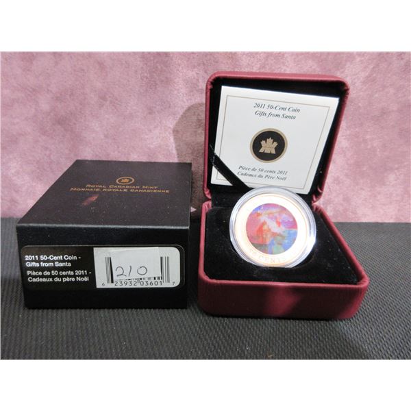 2011 - 50 cent coin "Gifts From Santa"