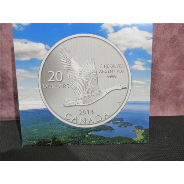 2014 - $20 The Collections series CANADA GOOSE card