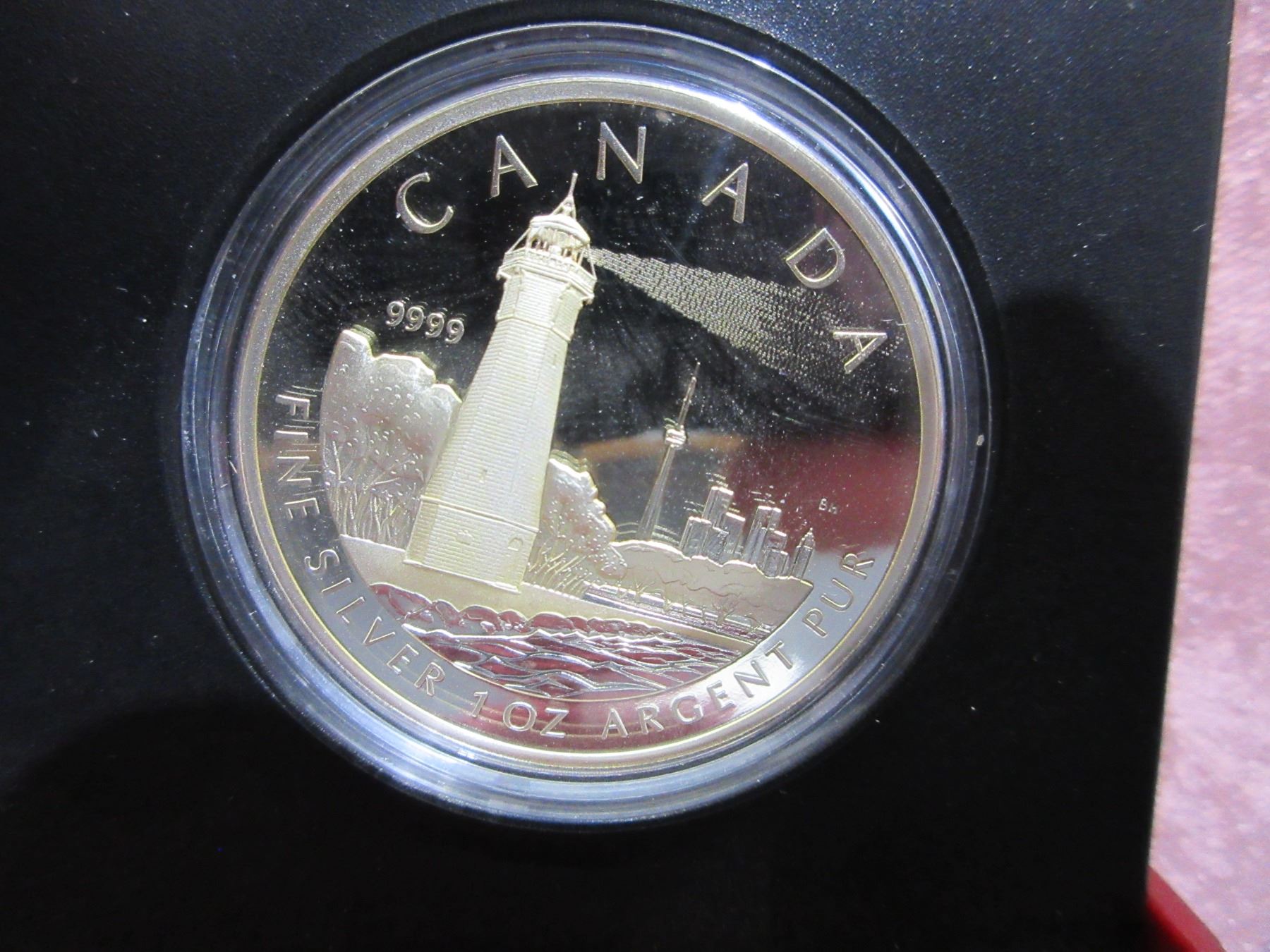 2005 - $20 fine silver, Lighthouse Collection - Toronto Island