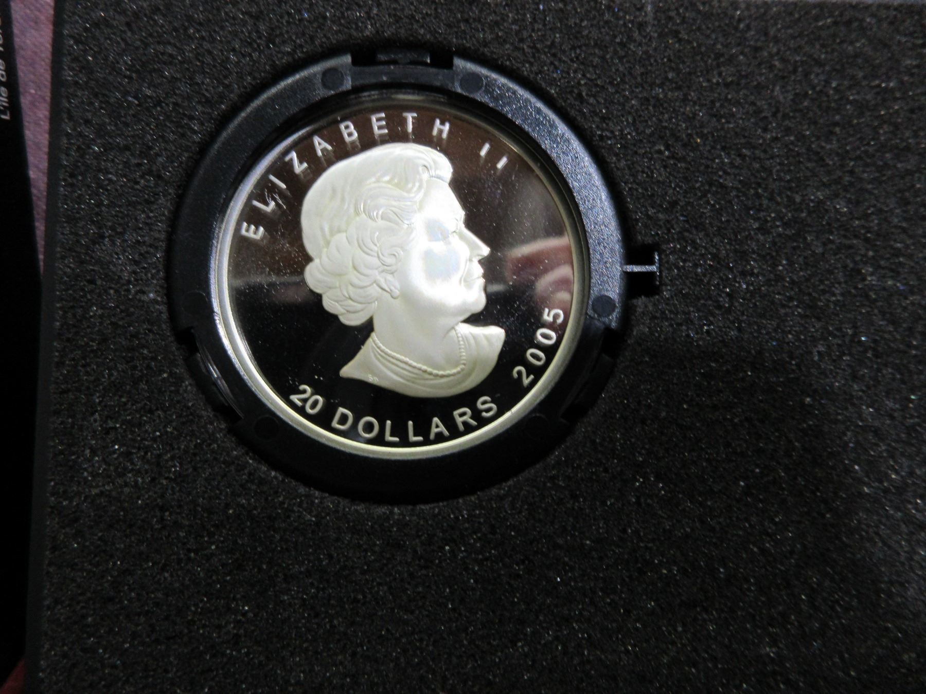 2005 - $20 fine silver, Lighthouse Collection - Toronto Island