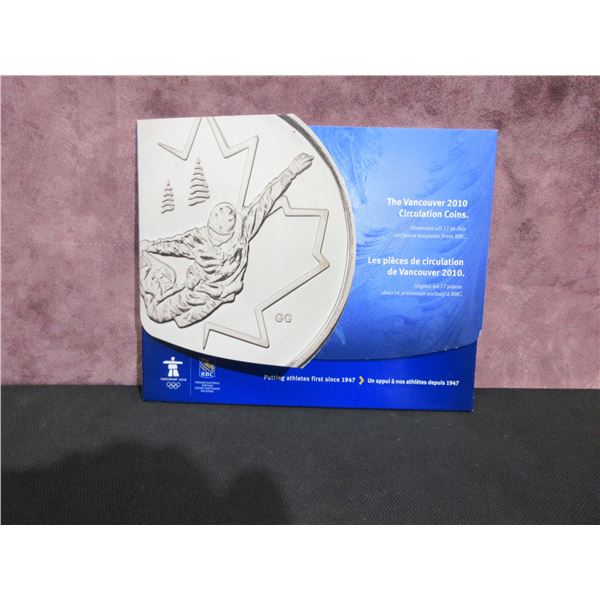 2010 - The Vancouver Circulation Coins card RBC keepsake