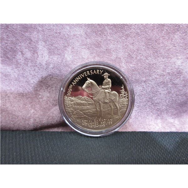 Bronze Proof 1973, 100th Anniversary RCMP coin
