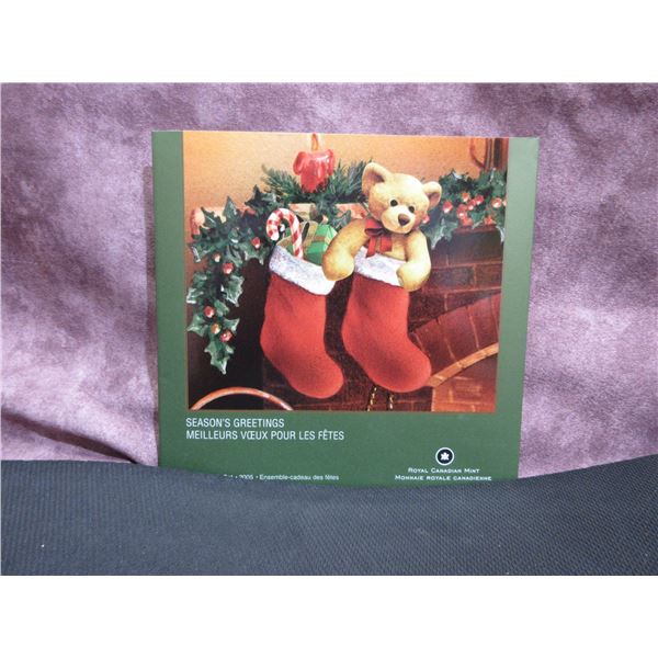 2005 Season's Greetings holiday gift set coin card