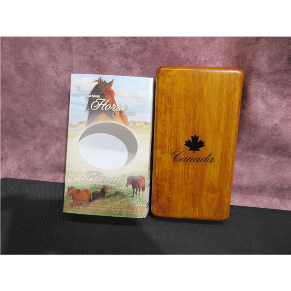 2006 - $5 Coin and stamp set "Sable Island Horse and Foal"