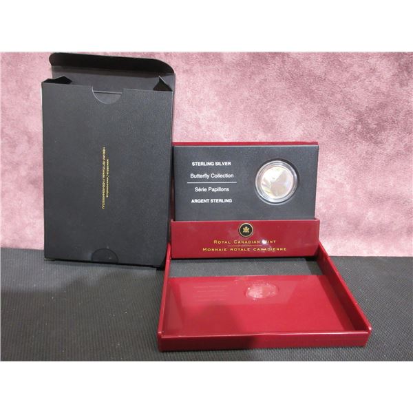 2006 - sterling silver  50 Cent piece; Butterfly Collection, plastic case