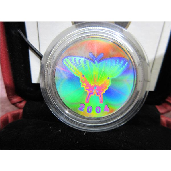 2004 - 50 Cent [sterling] Butterfly Collection "Tiger Swallowtail", cased