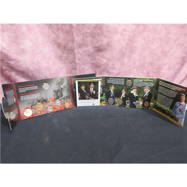 2005 - Offical Fist Day "Year of the Veteran - 25 Cent" coin card, 2005 -  Year of the Veteran, Coll