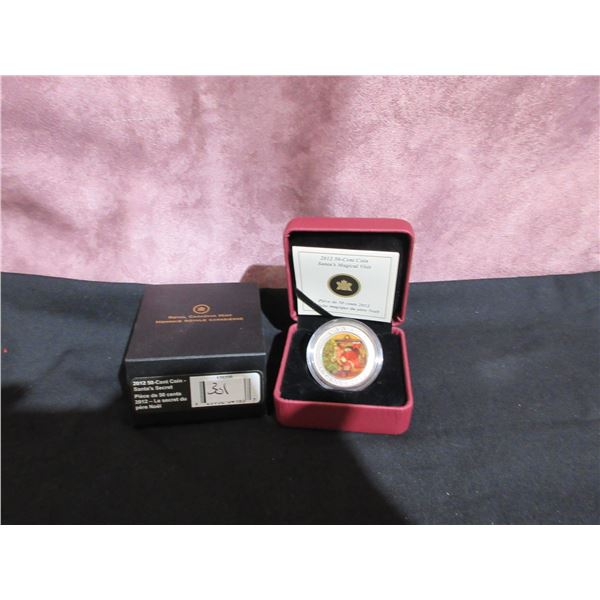 2012 - RCM 50 Cent Coin. Santa's Magic Visit.
