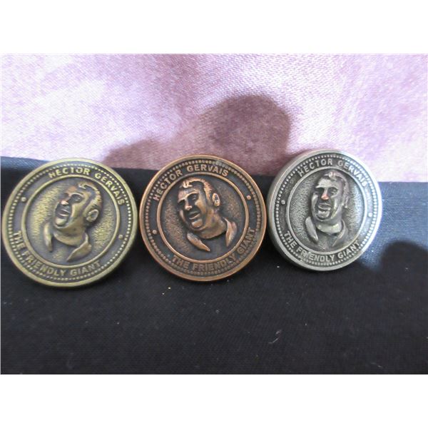 3 - 1999 Labatt Brier Edmonton Commemorative Medaillions