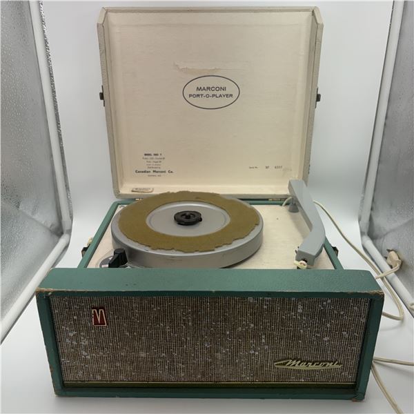 Marconi Portable Record Player